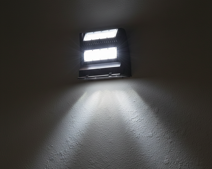 LED Adjustable and Rotatable Wall Pack (120W) with Photocell